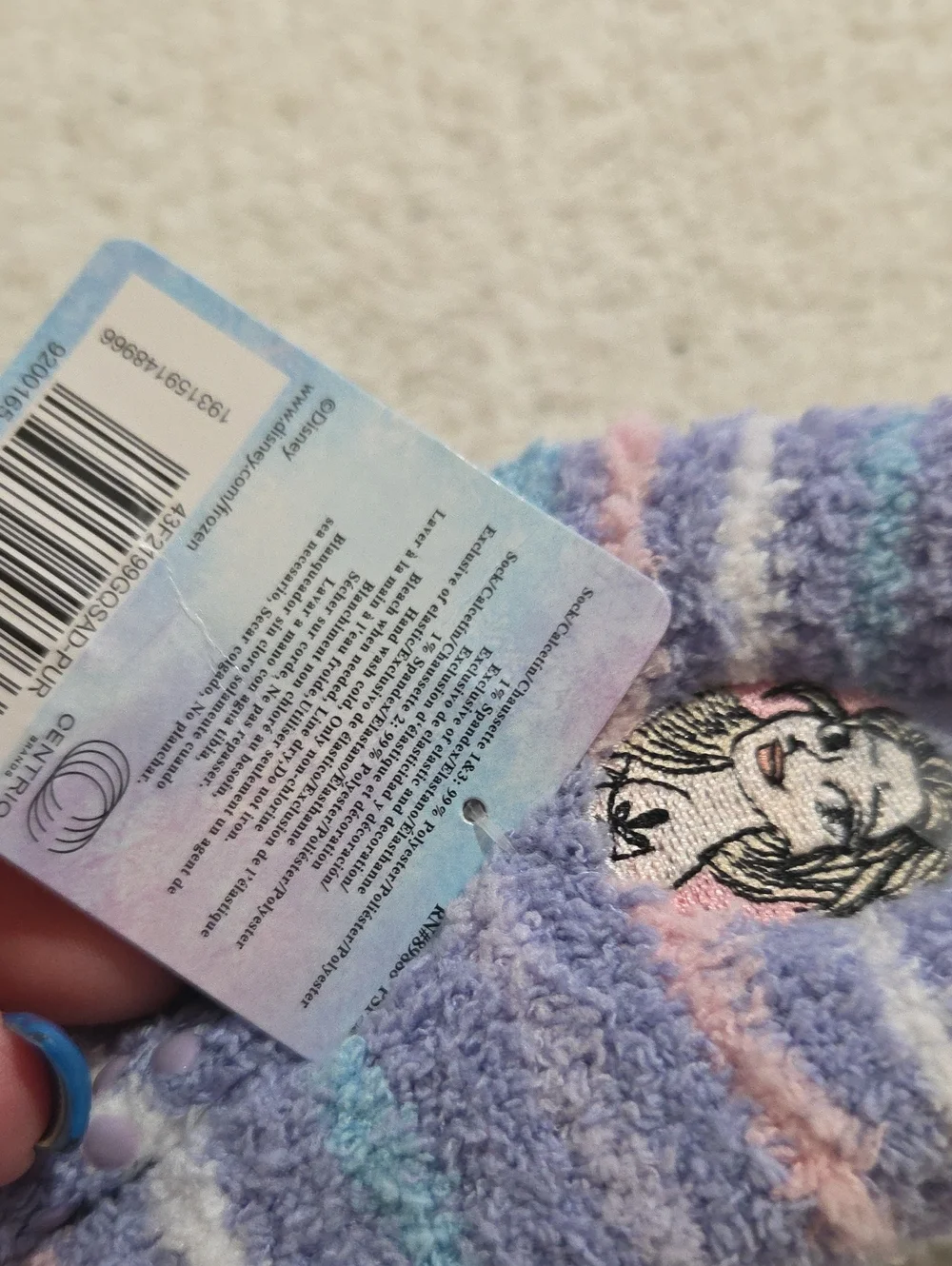 NWT DISNEY FROZEN COZY SOCKS